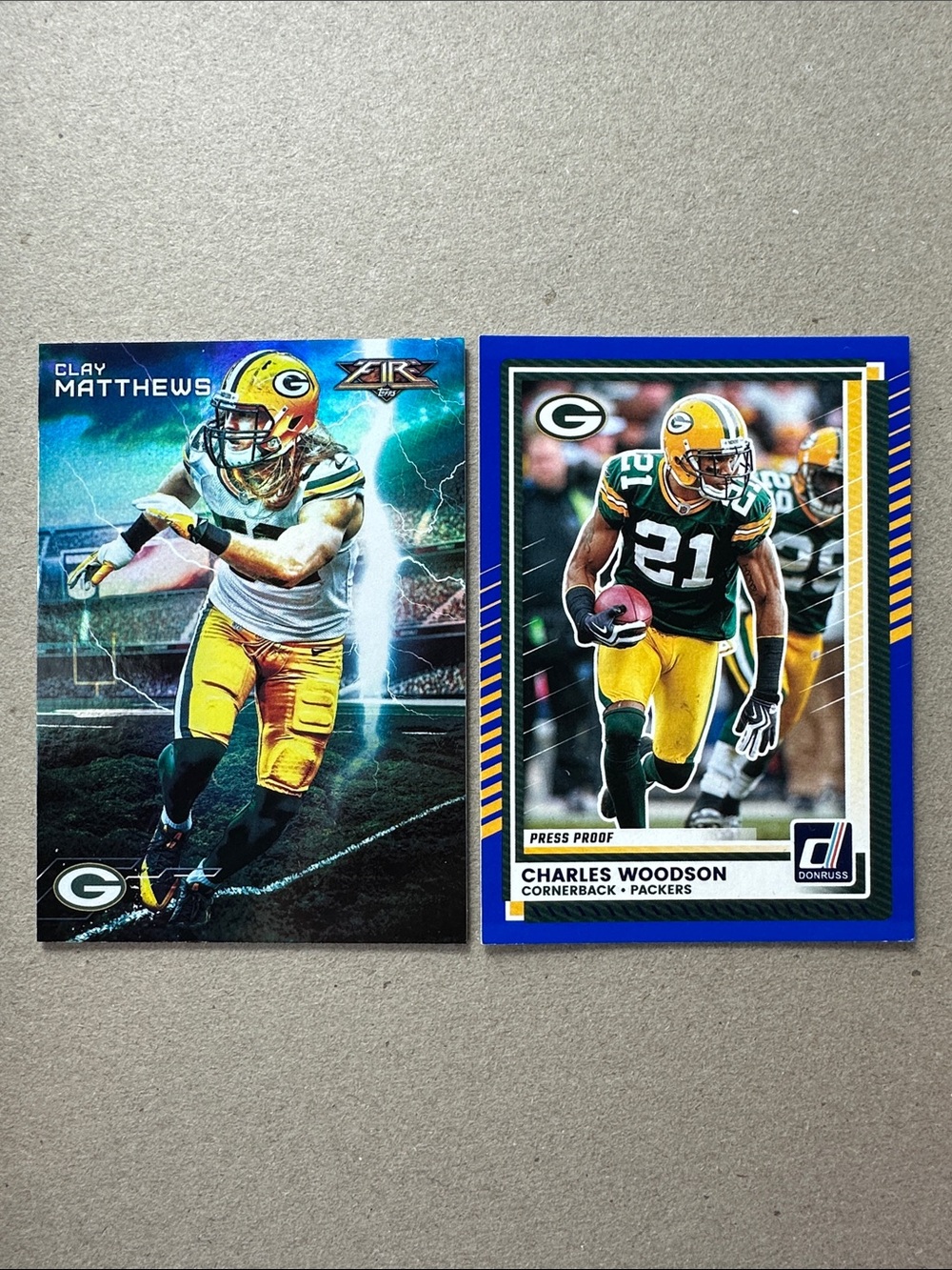 Aaron Rodgers Packers w/ Clay Matthews/Jordy Nelson/Charles Woodson lot of 13 - Picture 12 of 15